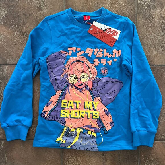 NWT BibiSama Eat My Shorts Sweatshirt - Picture 2 of 4